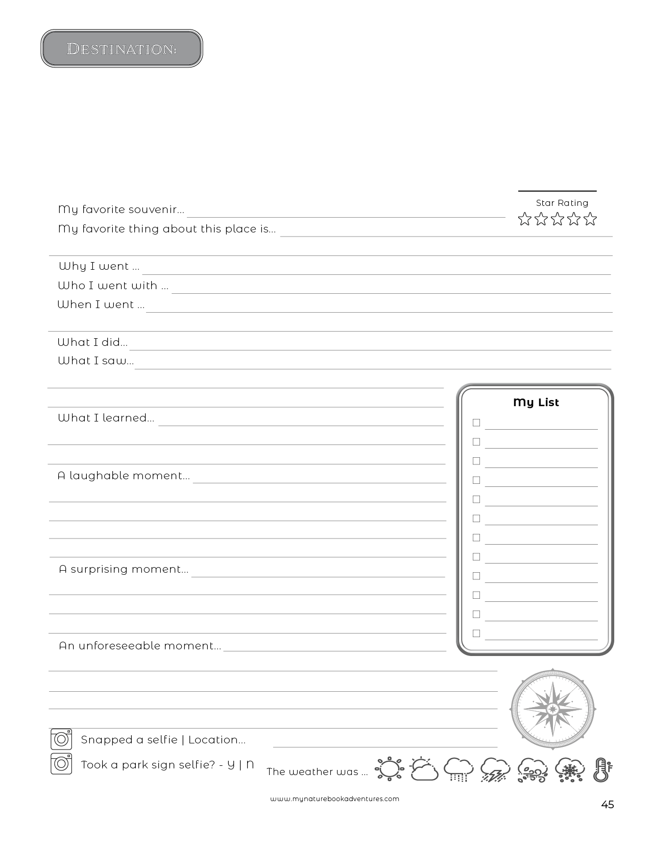 National Parks, National Monuments, and National Historic Sites - Adventure Planning Journal