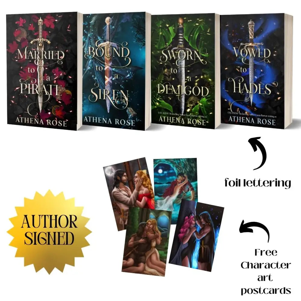 NEW 2025 Editions: Romancing the Seas Four Book Series Paperbacks