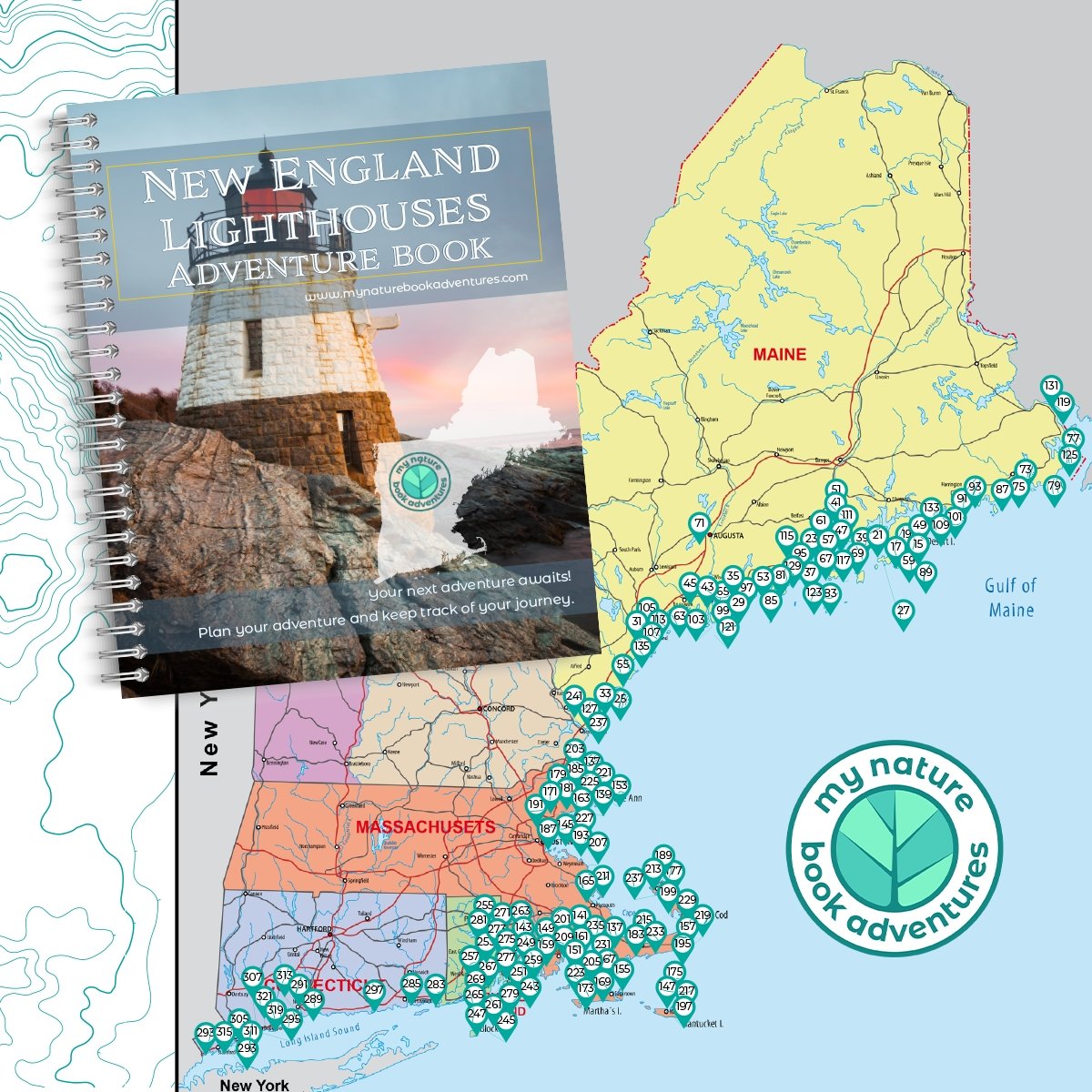 New England Lighthouses - Adventure Planning Journal
