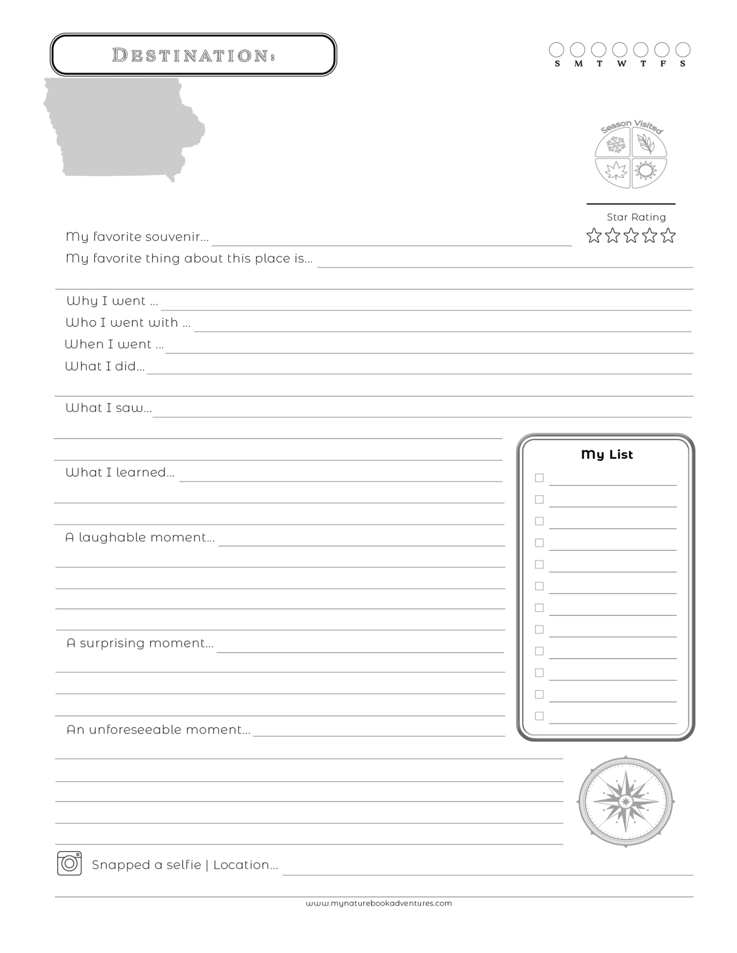 NEW - Iowa Adventure Book