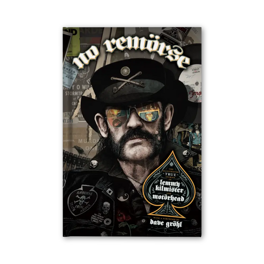 NO REMORSE: THE ILLUSTRATED TRUE STORIES OF LEMMY KILMISTER AND MOTÖRHEAD STANDARD HARDCOVER