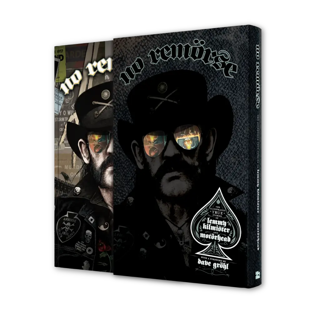 NO REMORSE: THE ILLUSTRATED TRUE STORIES OF LEMMY KILMISTER AND MOTÖRHEAD DELUXE + VINYL 2 LP EDITION