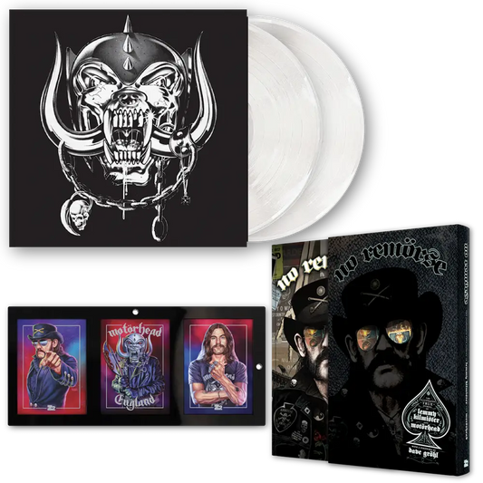 NO REMORSE: THE ILLUSTRATED TRUE STORIES OF LEMMY KILMISTER AND MOTÖRHEAD DELUXE + VINYL 2 LP EDITION