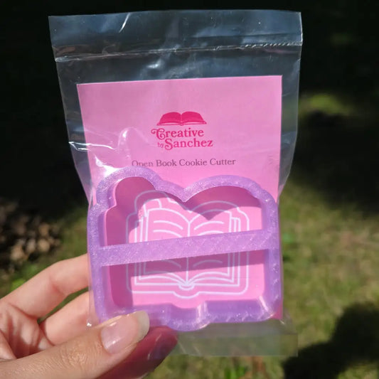 Open Book Cookie Cutter Cookie Cutter