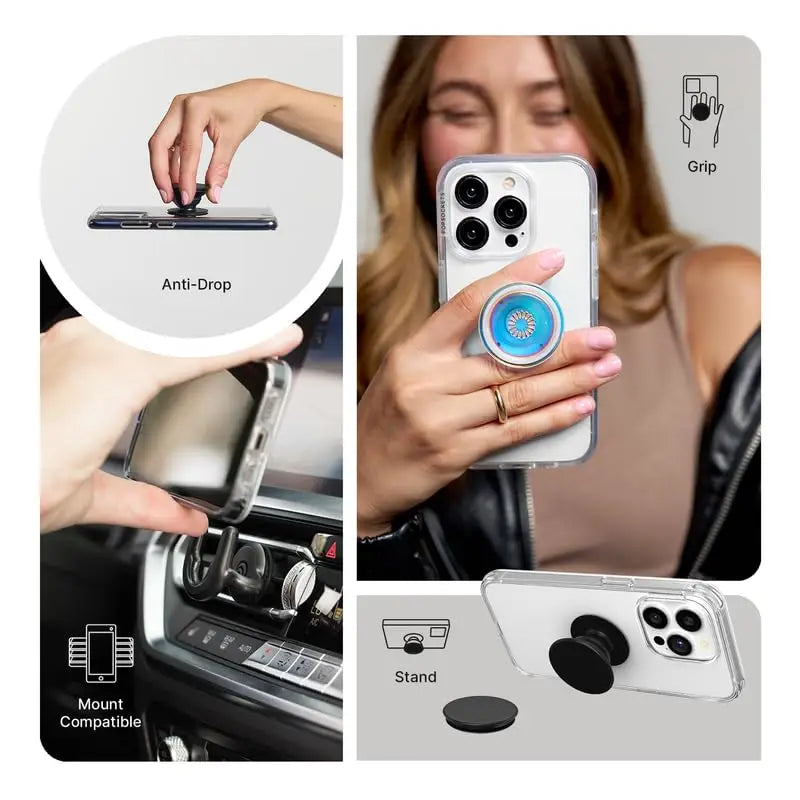 PopSockets Phone Grip with Expanding Kickstand Adhesive Grip - Fawna - PopSockets