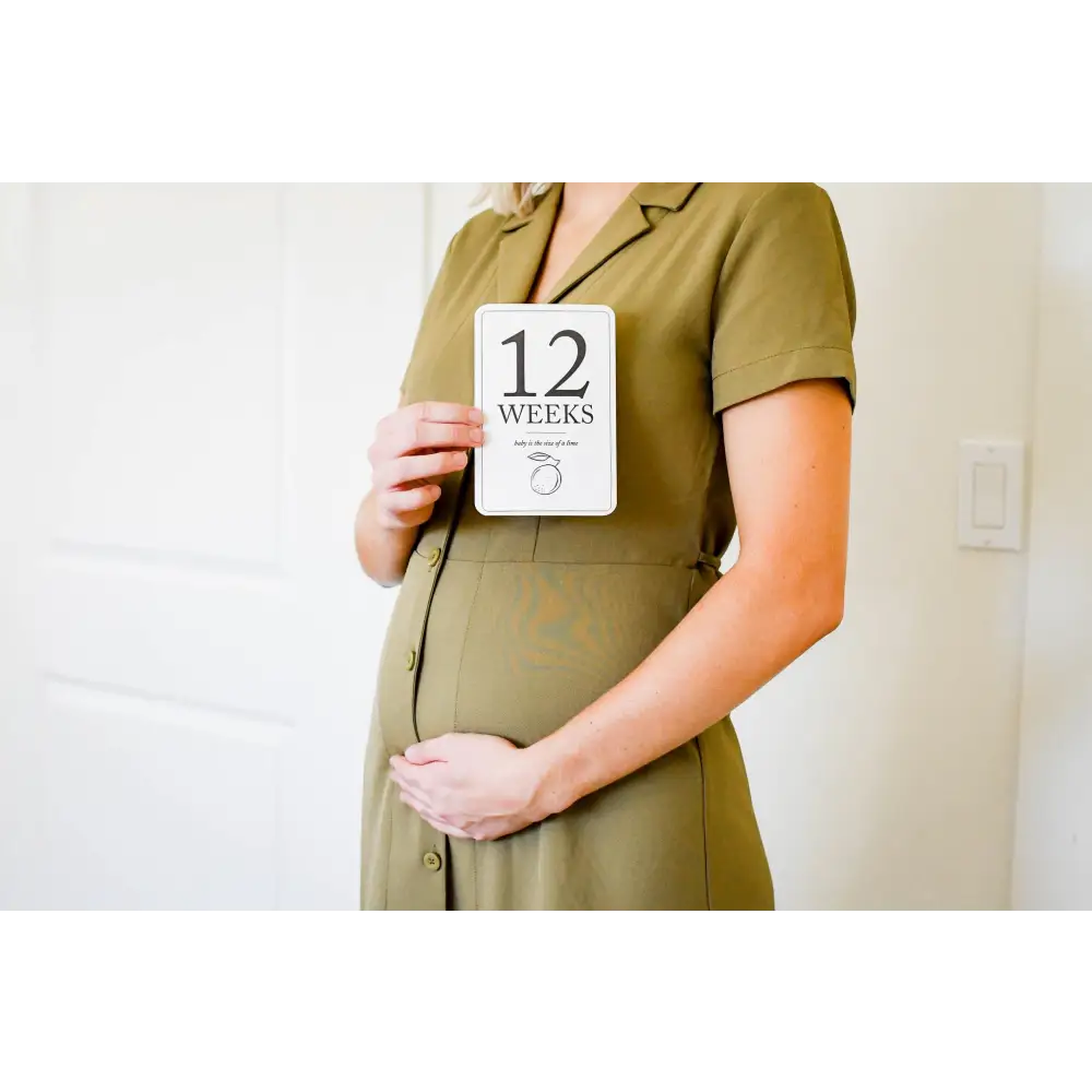 Pregnancy Announcement & Milestone Cards Milestone Cards