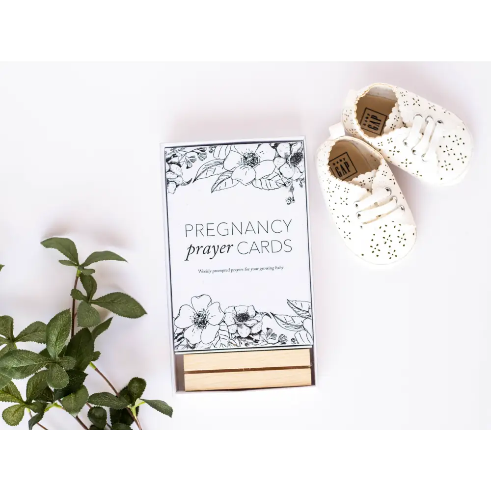 Pregnancy Prayer Cards Black and White Prayer Cards