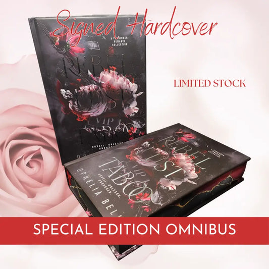 Rebel Lust Taboo Special Edition Discreet Hardcover (SIGNED) Signed Hardcover