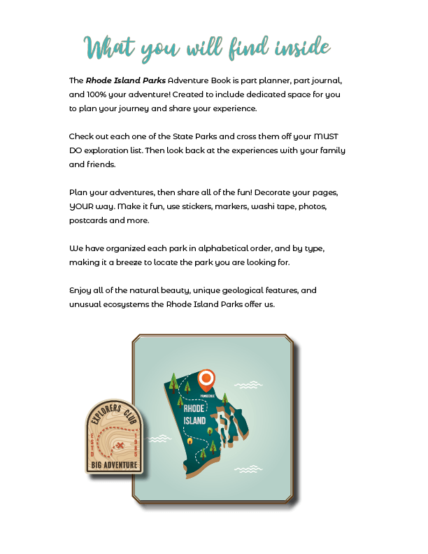 Rhode Island State Parks - Adventure Planning Journal