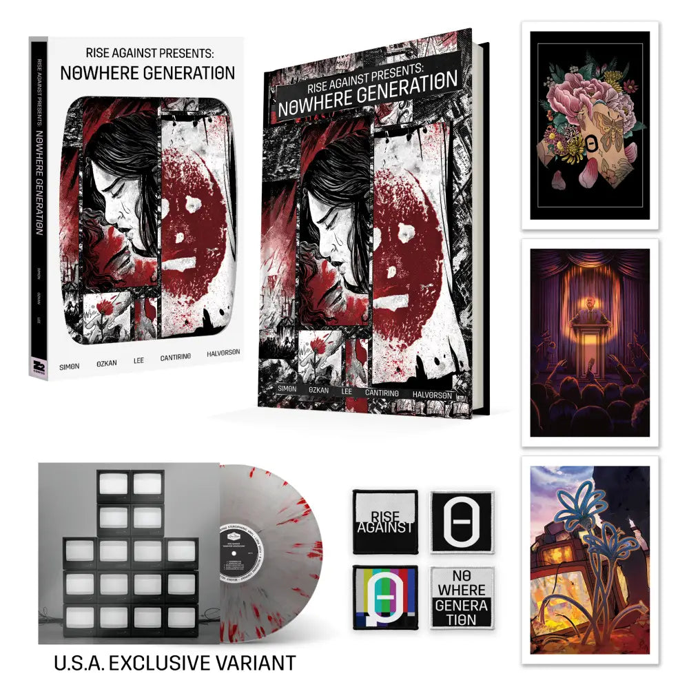 Rise Against Presents: Nowhere Generation Deluxe Bundle Super Deluxe Edition Book Vinyl Edition