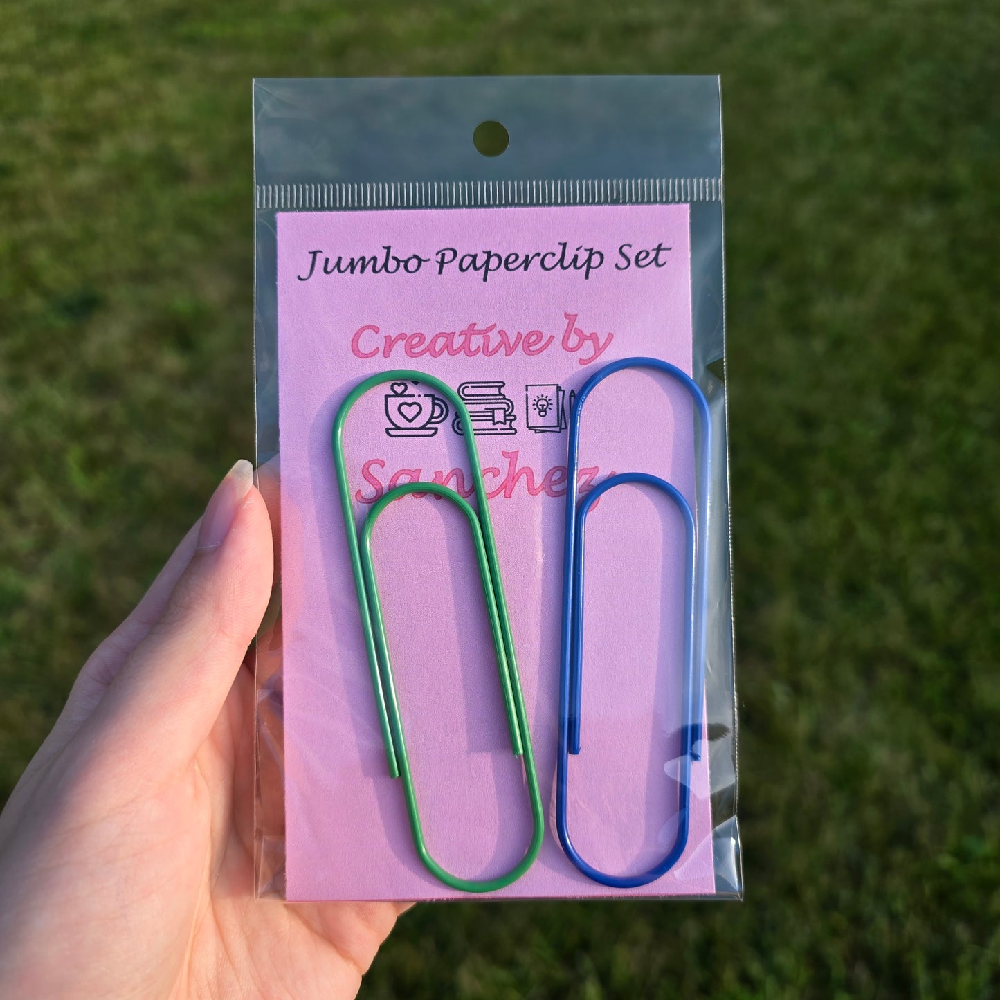 Giant Paperclip Bookmark Set of 2 - Creative By Sanchez