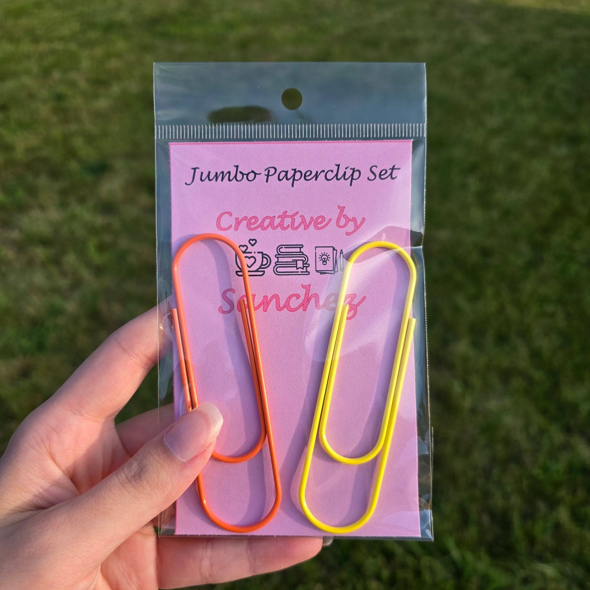 Giant Paperclip Bookmark Set of 2 - Creative By Sanchez