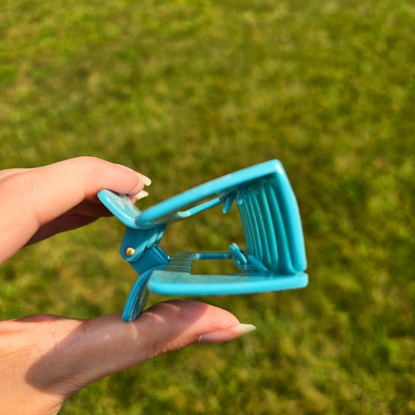 Blue Hair Claw Clip (Solid & Patterned) - Creative By Sanchez