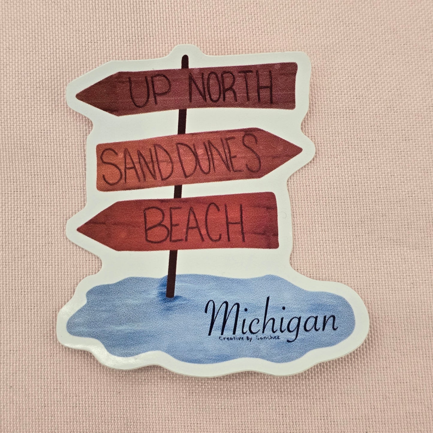 Michigan Hand Drawn Stickers