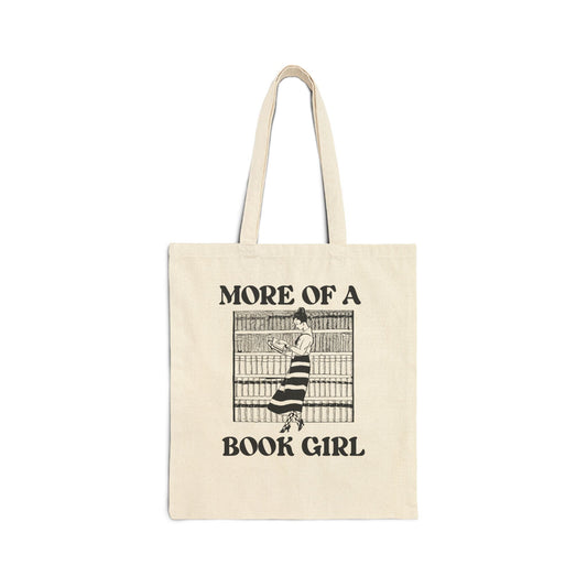 More of a Book Girl Tote Bag