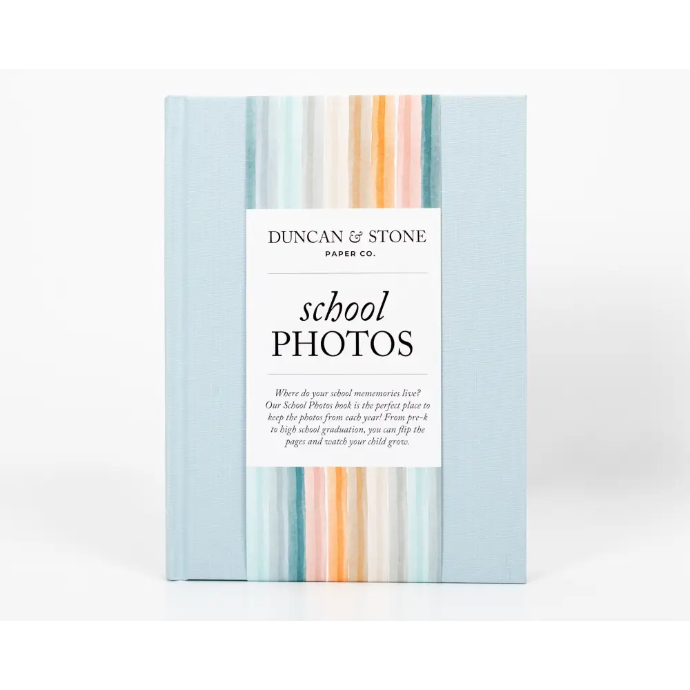 School Photos Book Sky Blue