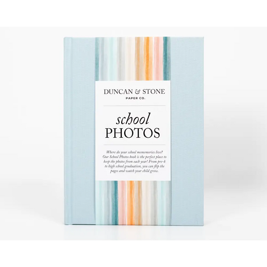School Photos Book Sky Blue