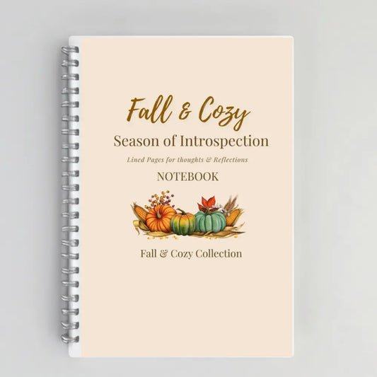 Season of Introspection – Fall Themed Lined Notebook for Journaling Gifting & Cozy Reflections Paper products