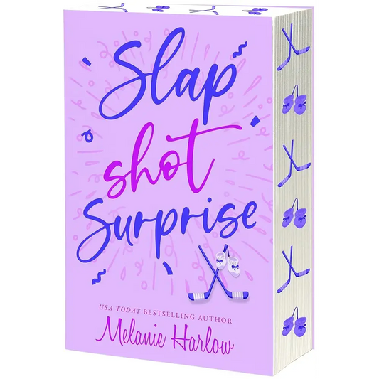 Slap Shot Surprise (Cherry Tree Harbor 5) by Melanie Harlow Paperback with Sprayed Edges - New Book