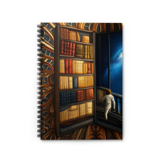 Spiral Notebook - Ruled Line - One Size - Paper products