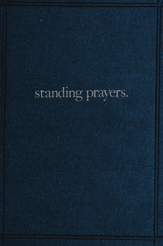 standing prayers., by Joseph E Colona