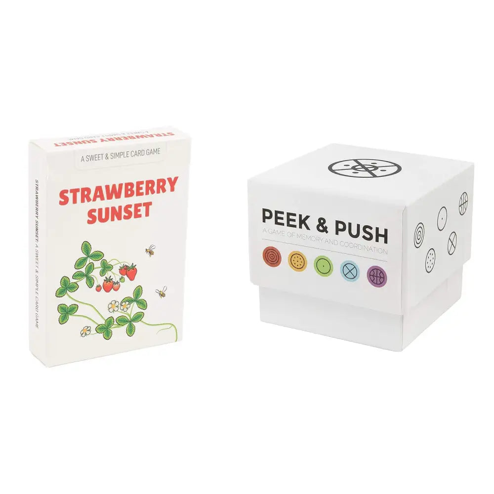 Strawberry Sunset Strawberry Sunset + Peek & Push Games