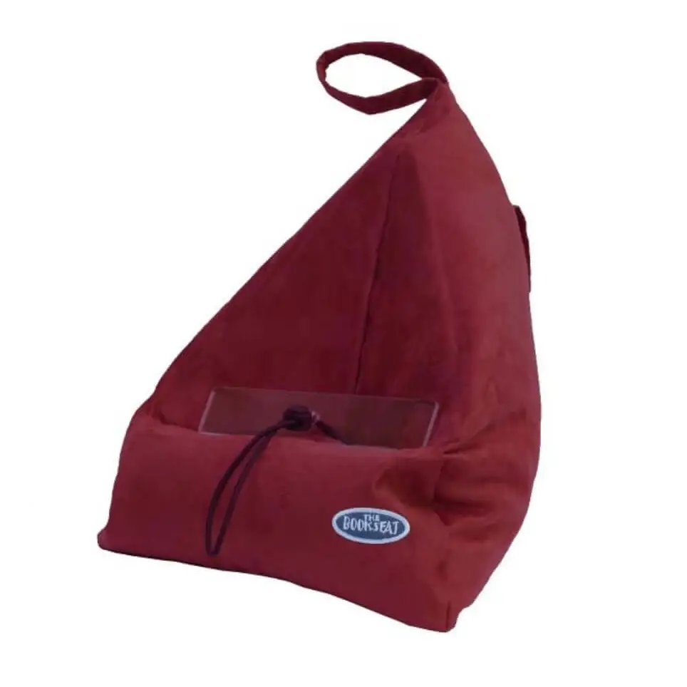 The Book Seat Book/Ipad/E-Reader Holder - Red/Cinnabar - book accessory