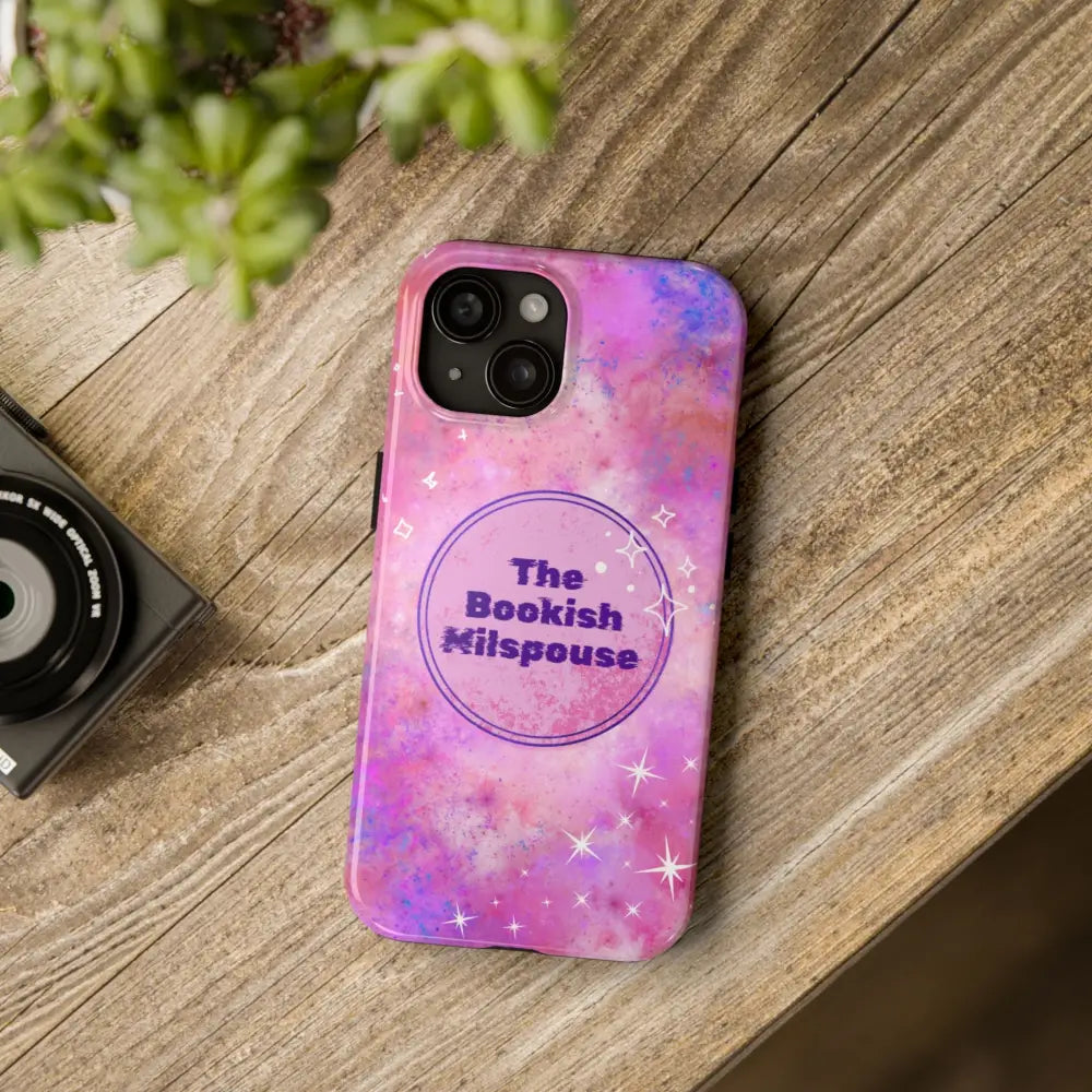 The Bookish Milspouse Pink Sky Tough Phone Cases - iPhone 15 - Phone Case