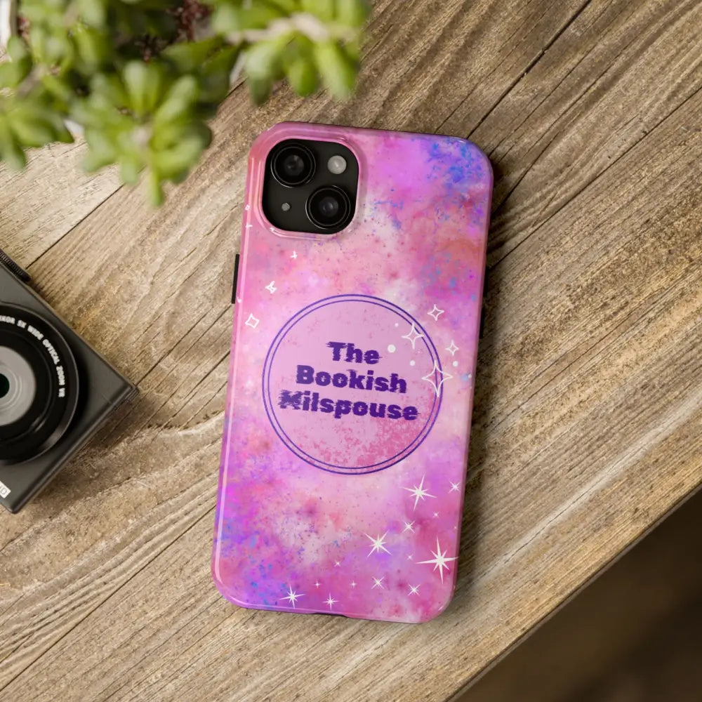 The Bookish Milspouse Pink Sky Tough Phone Cases - iPhone 15 Plus - Phone Case