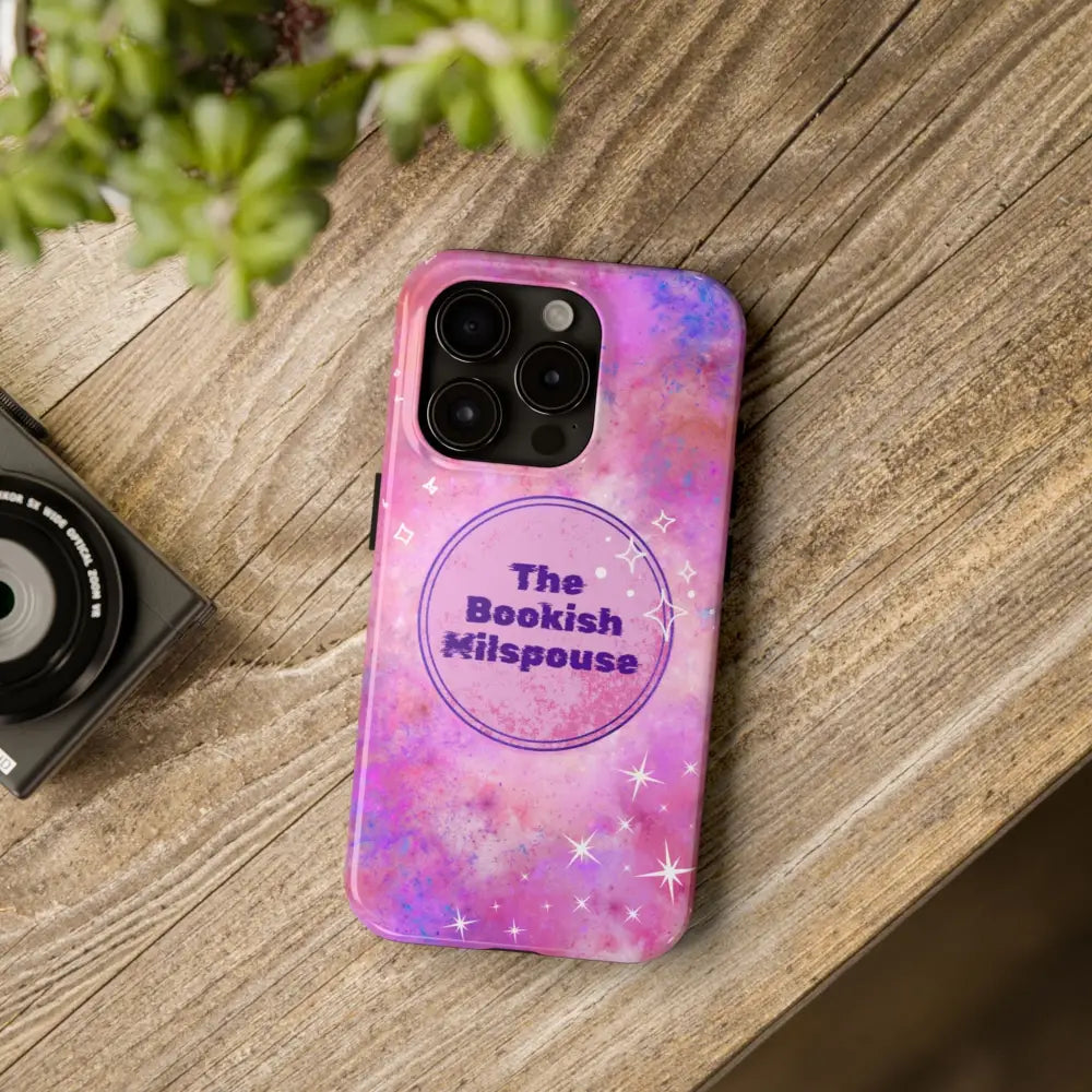 The Bookish Milspouse Pink Sky Tough Phone Cases - iPhone 15 Pro - Phone Case