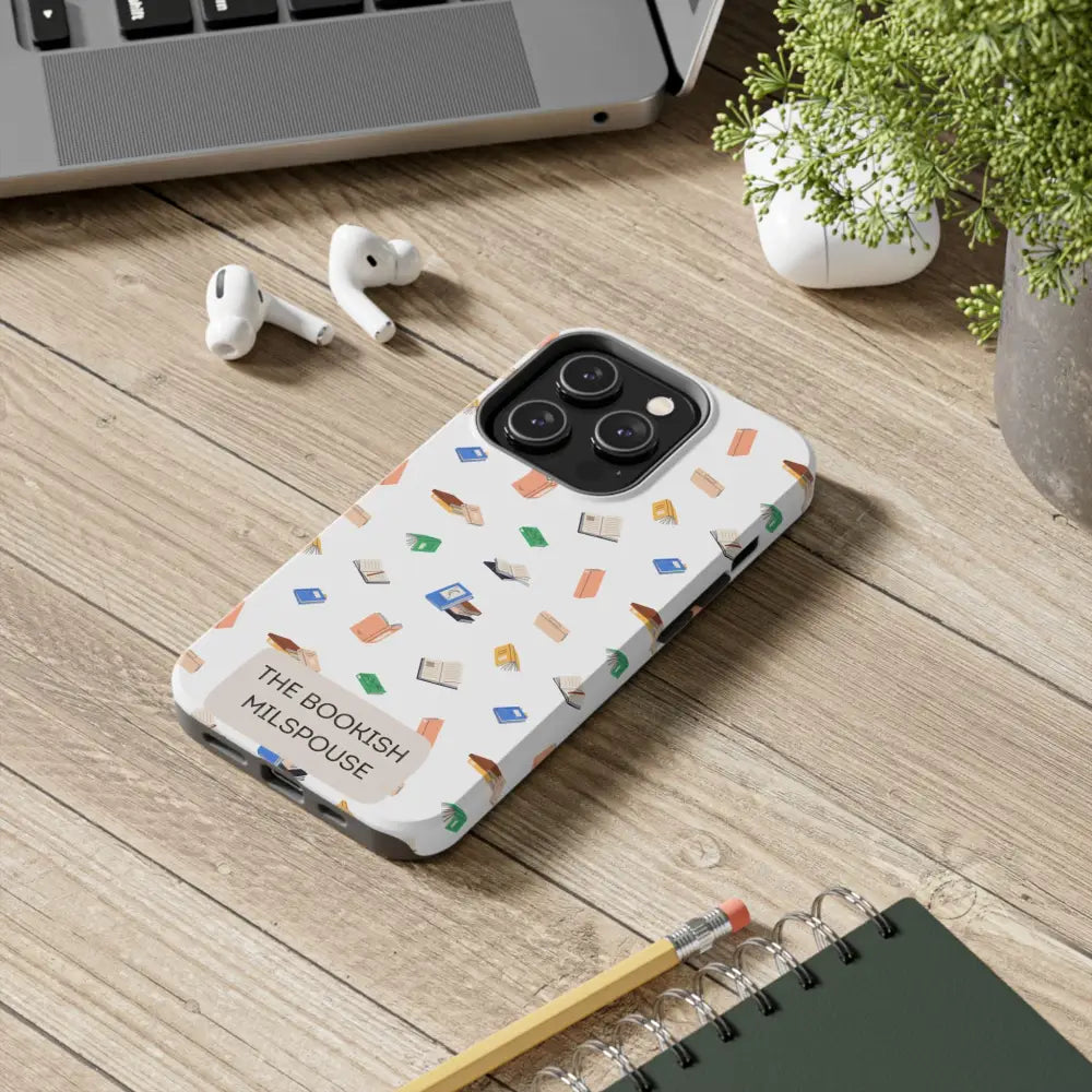 The Bookish Milspouse Tough Phone Cases - iPhone 14 Pro - Phone Case