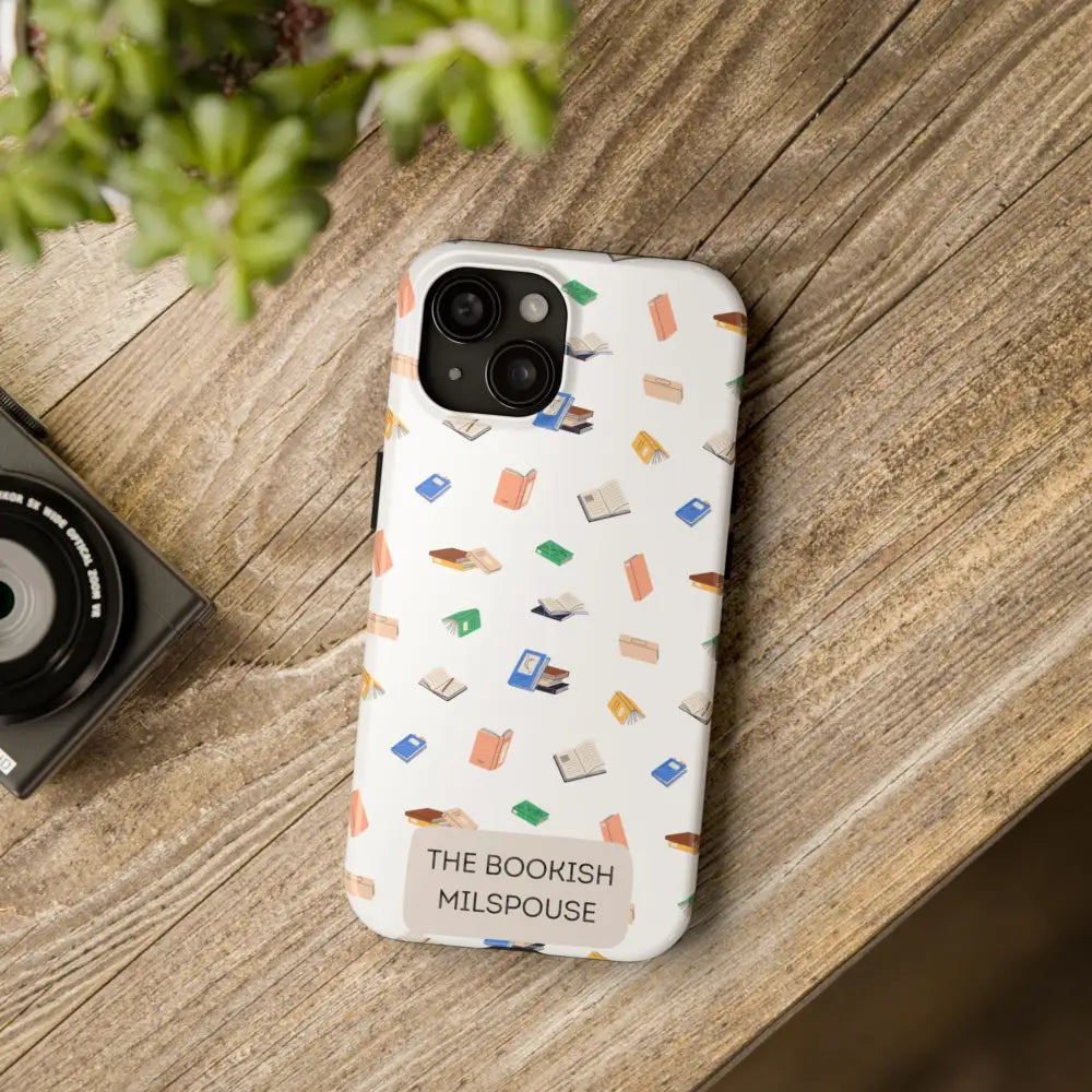The Bookish Milspouse Tough Phone Cases - iPhone 15 - Phone Case