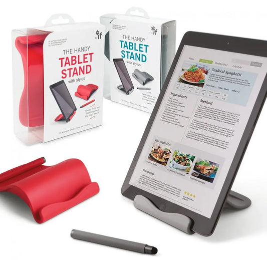 The Handy Tablet Stand with Stylus - Gray - Phone Stands