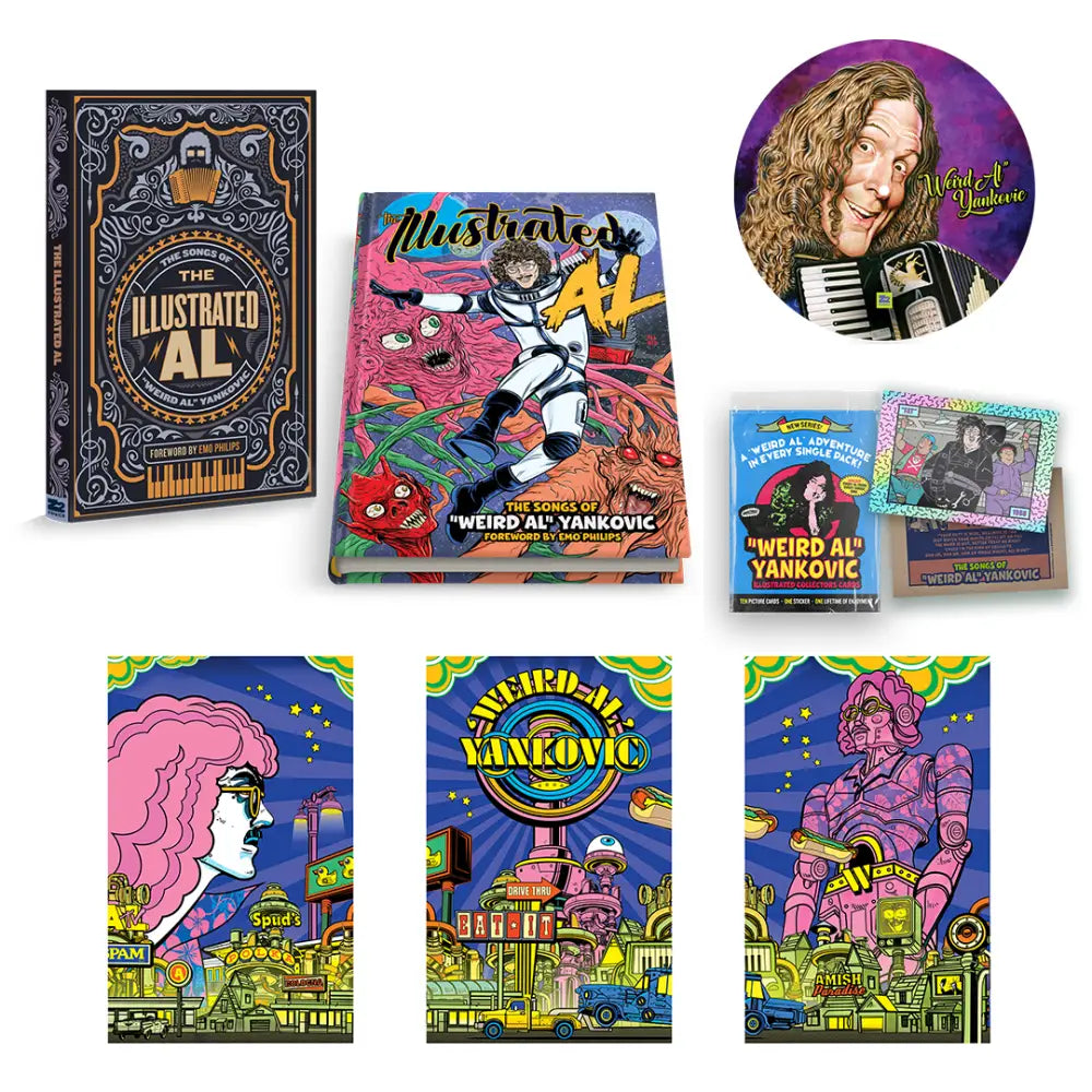 The Illustrated Al: The Songs of “Weird Al” Yankovic Deluxe Book Book Edition