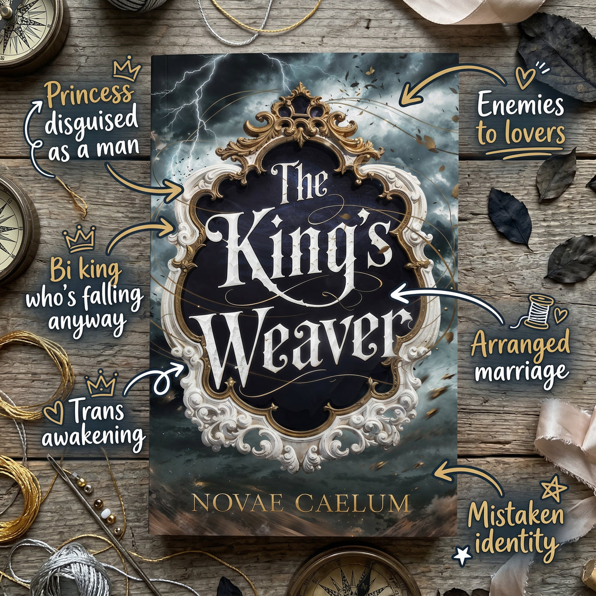 SIGNED The King's Weaver Paperback Bundle: Books 1-4