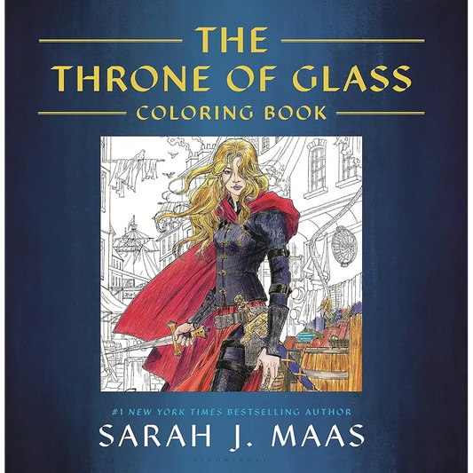 The Throne of Glass Coloring Book by Sarah J. Maas Yvonne Gilbert John Howe Craig Phillips - New Book
