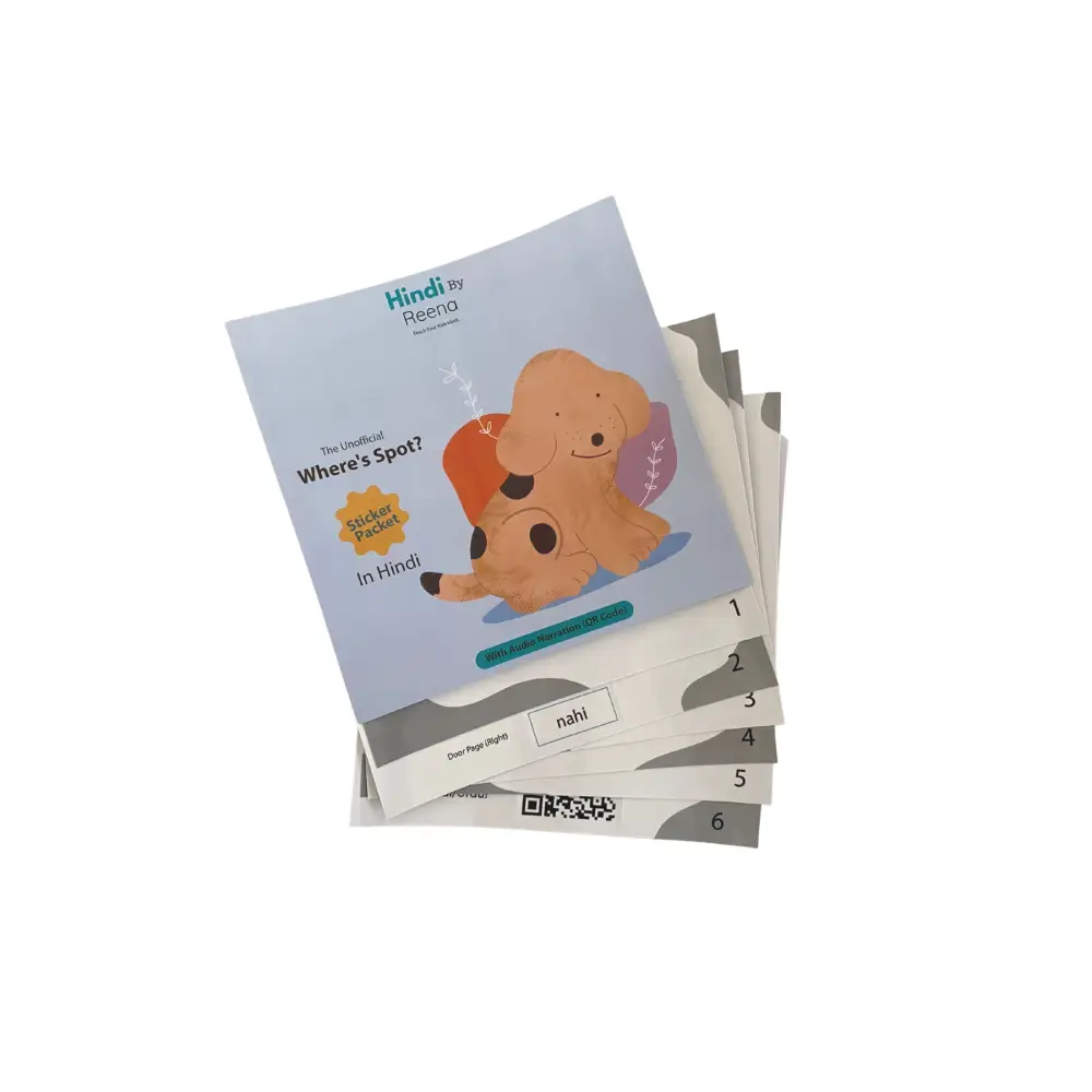 The Unofficial ’Where’s Spot’ Hindi Sticker Packet (With AUDIO) - Book