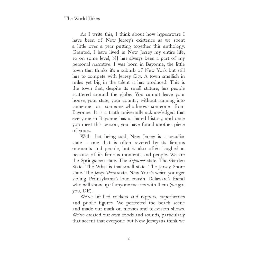 The World Takes: Life in the Garden State Books