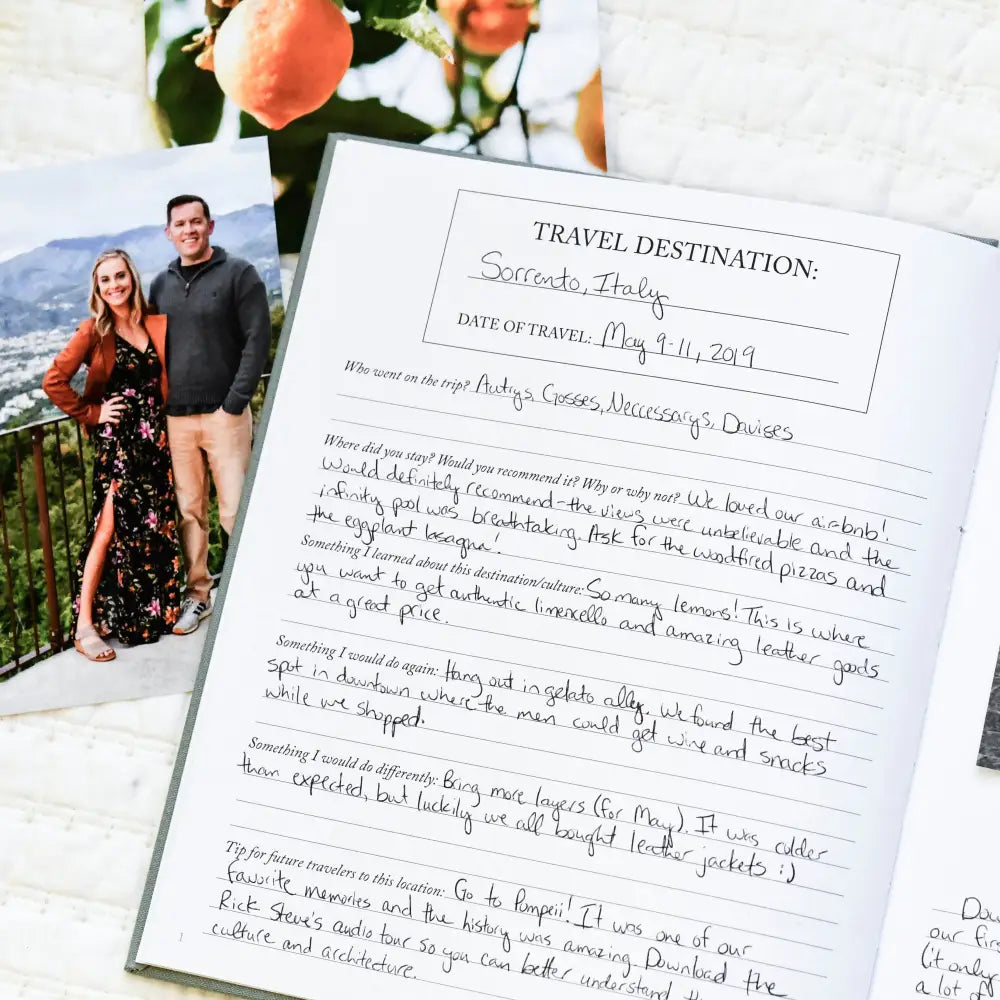 Travel Journal Book Journal