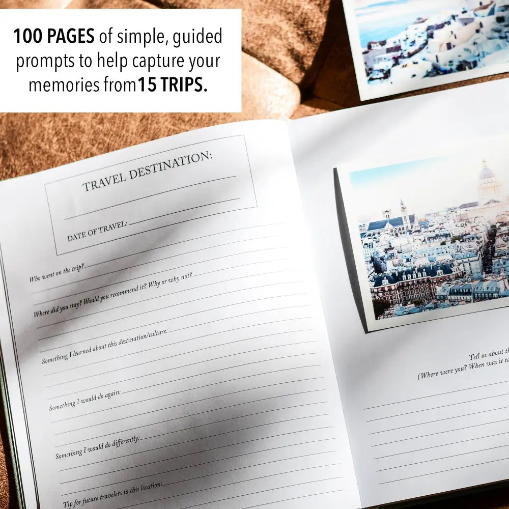 Travel Journal Book Journal