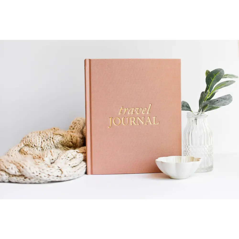 Travel Journal Book Rose Journal
