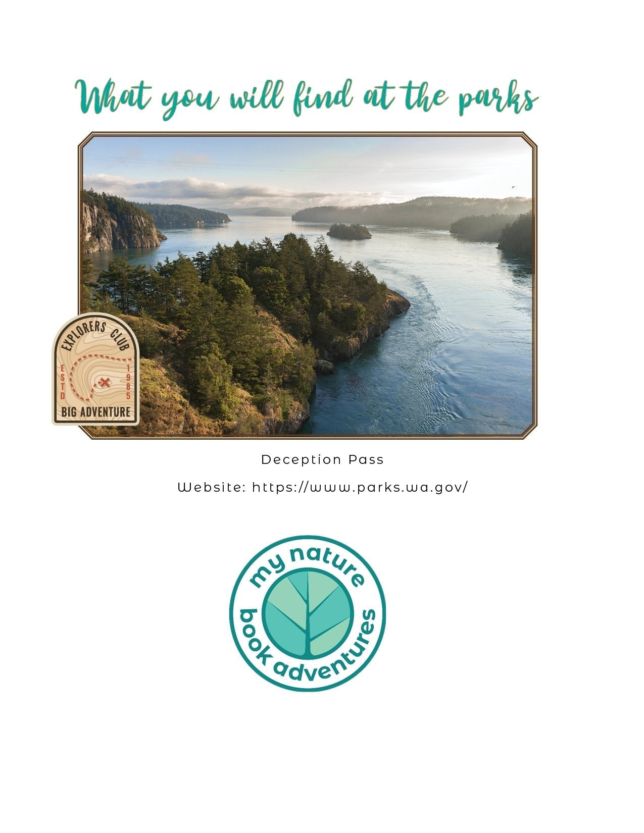 Washington State Parks - Adventure Planning Journal