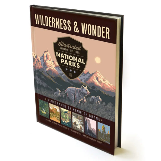 ** Wilderness & Wonder: An Illustrated Guide to the National Parks HARD COVER Book Books and Gifts