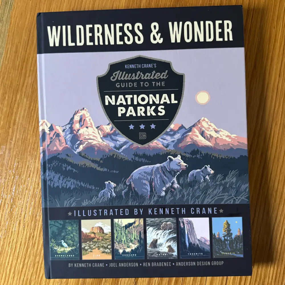 ** Wilderness & Wonder: An Illustrated Guide to the National Parks HARD COVER Book Books and Gifts