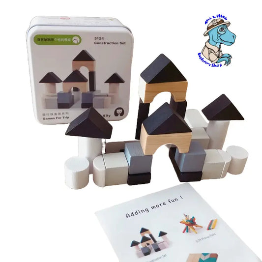 Wooden Puzzle Building Blocks Learning Toys