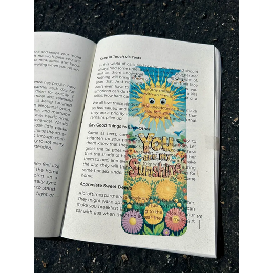 You Are My Sunshine Bookmark – Cute Teacher Gift Preschool Appreciation Sunny Inspirational Book Accessory